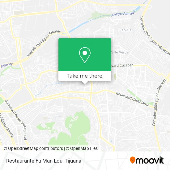 Mapa de Restaurante Fu Man Lou