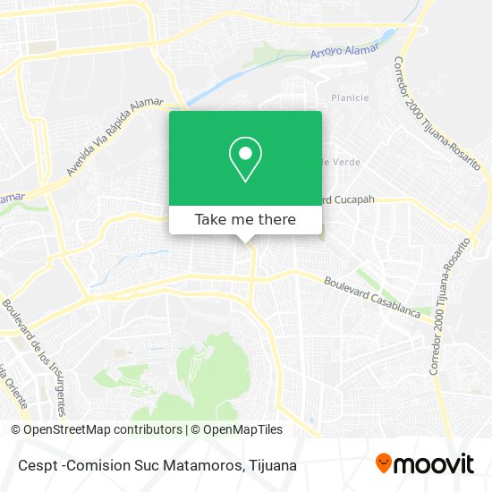 Mapa de Cespt -Comision Suc Matamoros