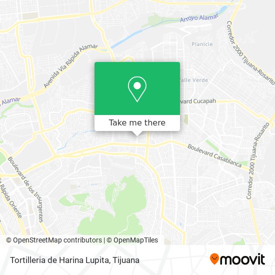 Mapa de Tortilleria de Harina Lupita