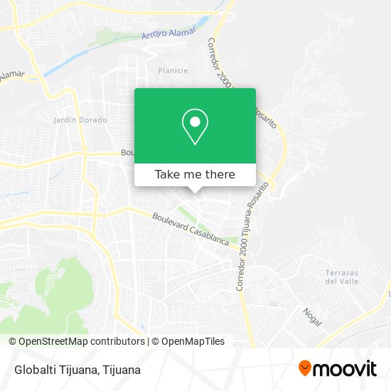 Globalti Tijuana map