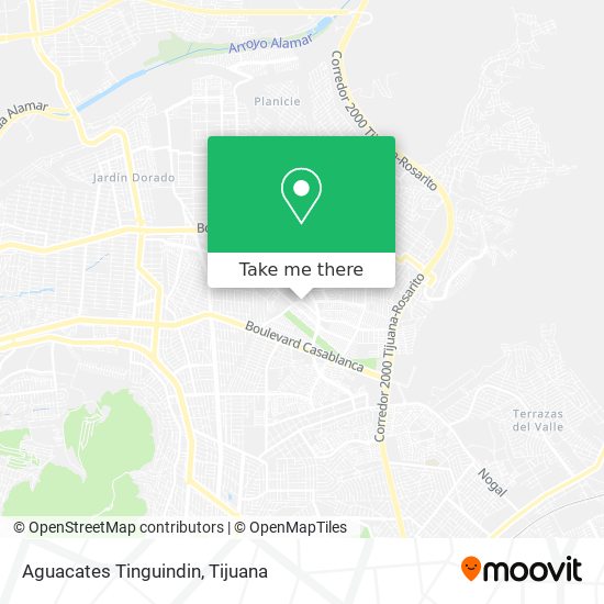 How to get to Aguacates Tinguindin in Tijuana by Bus?