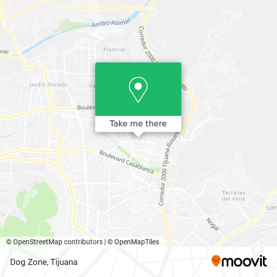 Dog Zone map