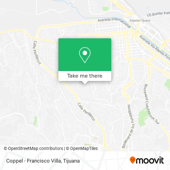 Coppel - Francisco Villa map