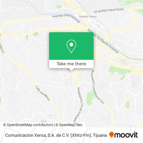 Comunicacion Xersa, S.A. de C.V. (Xhitz-Fm) map