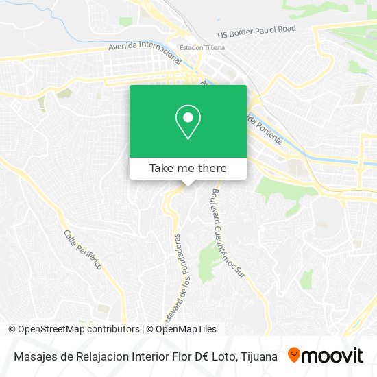 Mapa de Masajes de Relajacion Interior Flor D€ Loto