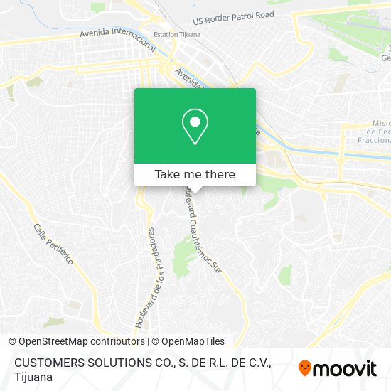 CUSTOMERS SOLUTIONS CO., S. DE R.L. DE C.V. map