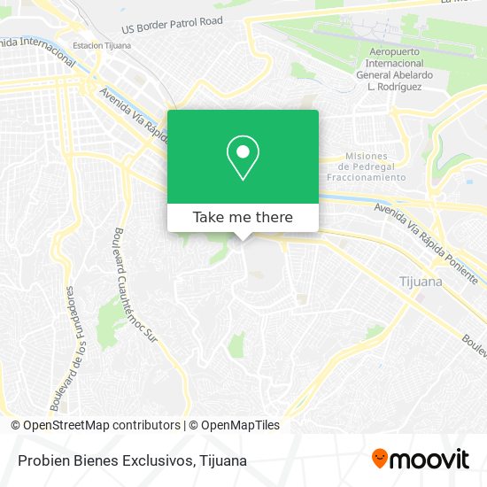 Mapa de Probien Bienes Exclusivos
