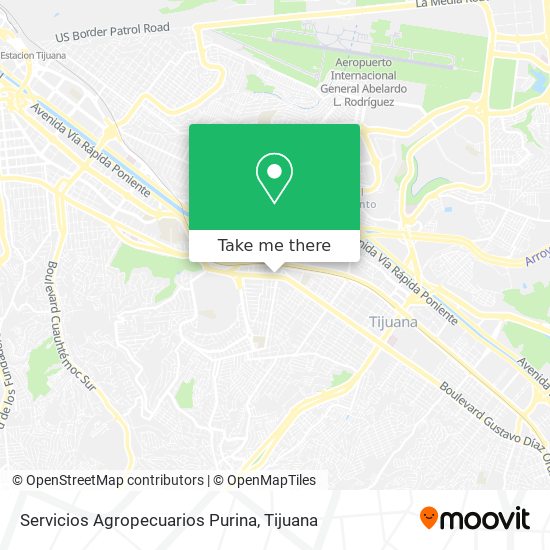 Servicios Agropecuarios Purina map