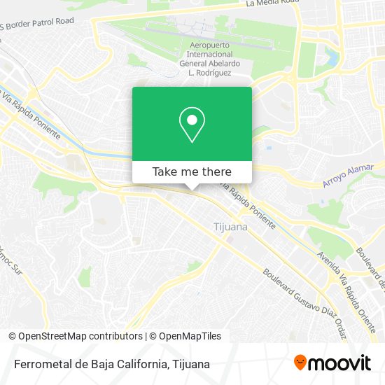 Ferrometal de Baja California map