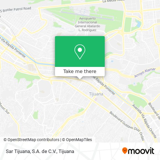 Mapa de Sar Tijuana, S.A. de C.V.