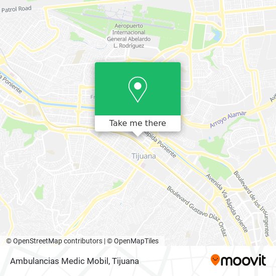 Ambulancias Medic Mobil map