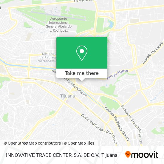 INNOVATIVE TRADE CENTER, S.A. DE C.V. map
