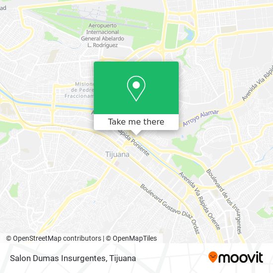Salon Dumas Insurgentes map