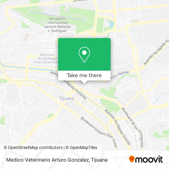 Medico Veterinario Arturo Gonzalez map