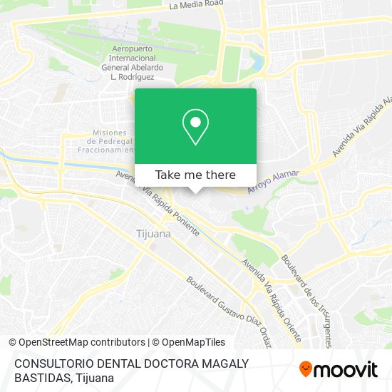 CONSULTORIO DENTAL DOCTORA MAGALY BASTIDAS map