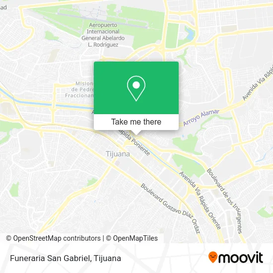 Mapa de Funeraria San Gabriel