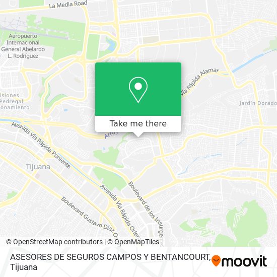 Mapa de ASESORES DE SEGUROS CAMPOS Y BENTANCOURT