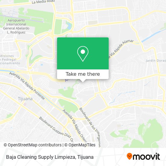 Baja Cleaning Supply Limpieza map