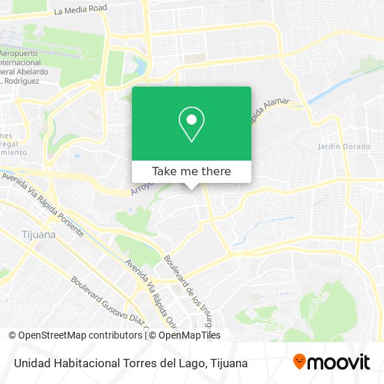 Mapa de Unidad Habitacional Torres del Lago
