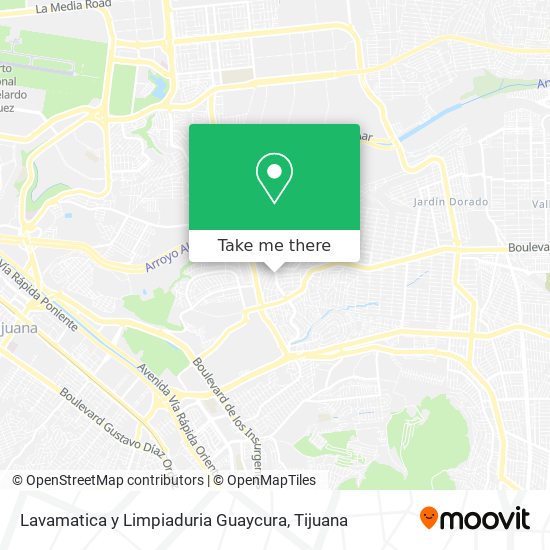 Mapa de Lavamatica y Limpiaduria Guaycura