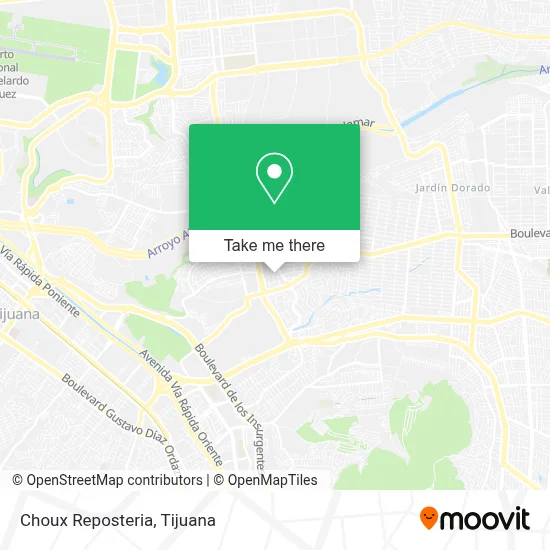 Choux Reposteria map