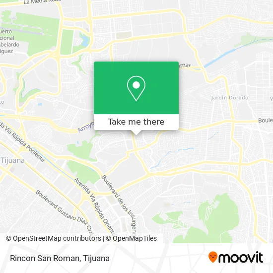 Rincon San Roman map