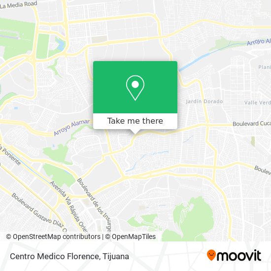 Centro Medico Florence map