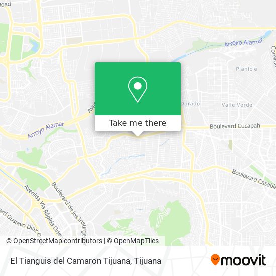 El Tianguis del Camaron Tijuana map