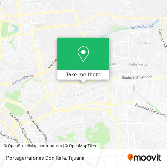 Portagarrafones Don Rafa map