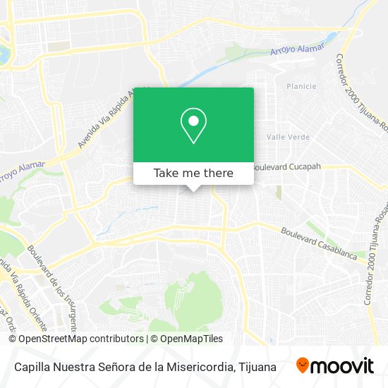 Capilla Nuestra Señora de la Misericordia map