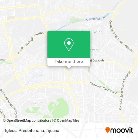 Mapa de Iglesia Presbiteriana