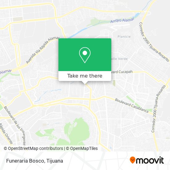 Mapa de Funeraria Bosco