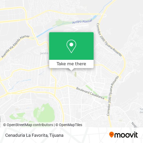 Mapa de Cenaduria La Favorita