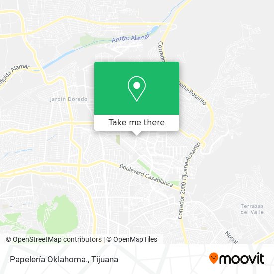 Papelería Oklahoma. map