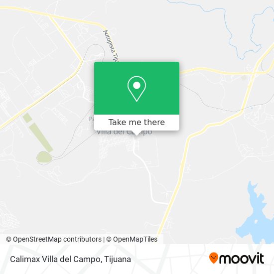 Calimax Villa del Campo map