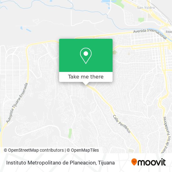 Instituto Metropolitano de Planeacion map