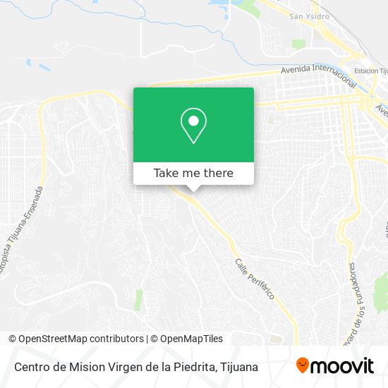 Mapa de Centro de Mision Virgen de la Piedrita