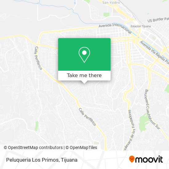 Mapa de Peluqueria Los Primos