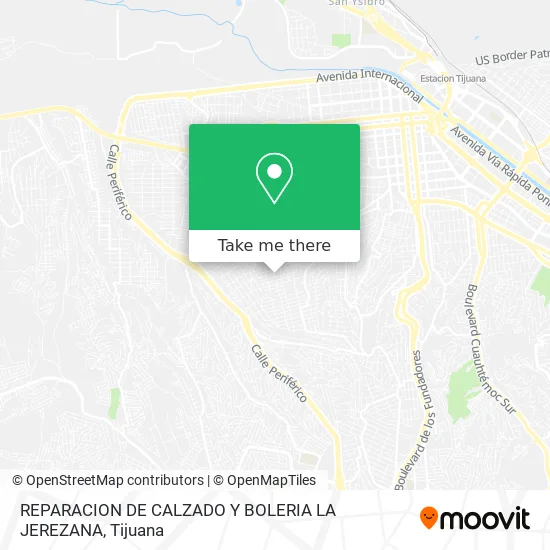 REPARACION DE CALZADO Y BOLERIA LA JEREZANA map