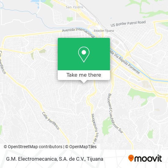 Mapa de G.M. Electromecanica, S.A. de C.V.