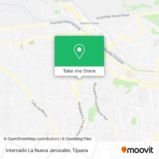 Internado La Nueva Jerusalén map