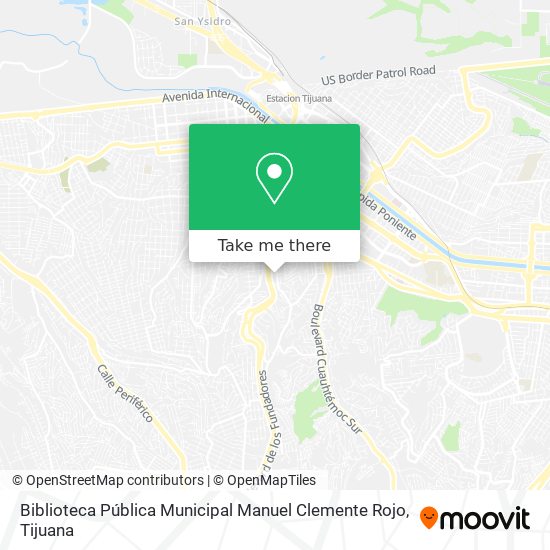 Biblioteca Pública Municipal Manuel Clemente Rojo map