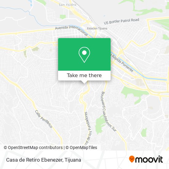 Casa de Retiro Ebenezer map