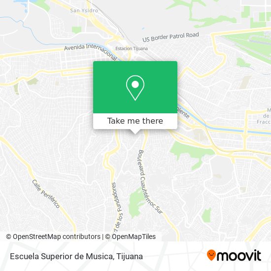 Escuela Superior de Musica map