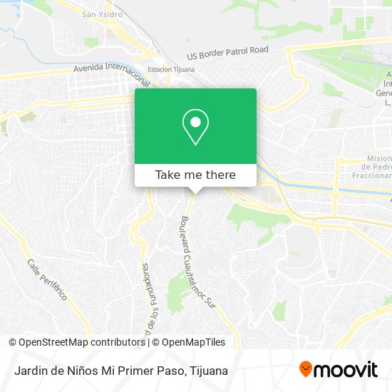 Mapa de Jardin de Niños Mi Primer Paso