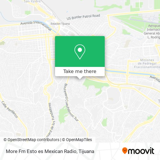 More Fm Esto es Mexican Radio map