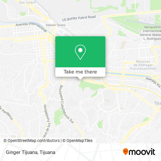 Ginger Tijuana map