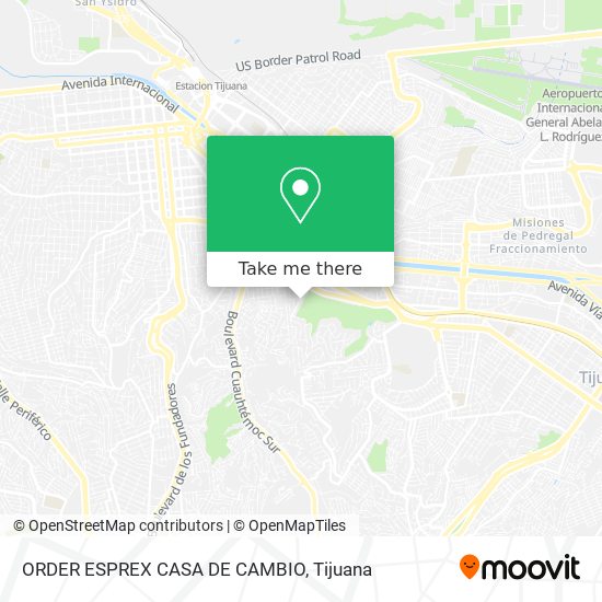 ORDER ESPREX CASA DE CAMBIO map