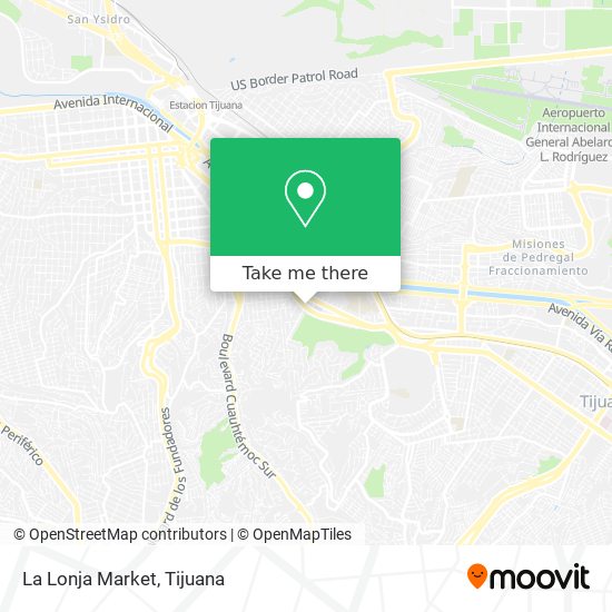 La Lonja Market map