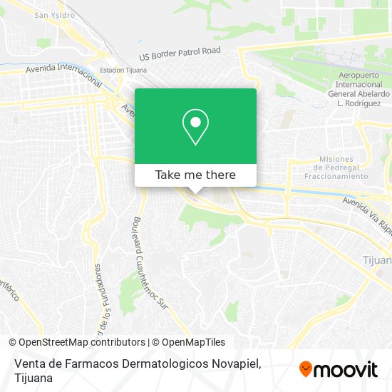 Venta de Farmacos Dermatologicos Novapiel map